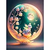 Diamond Painting-DIY Full Round Drill Moon