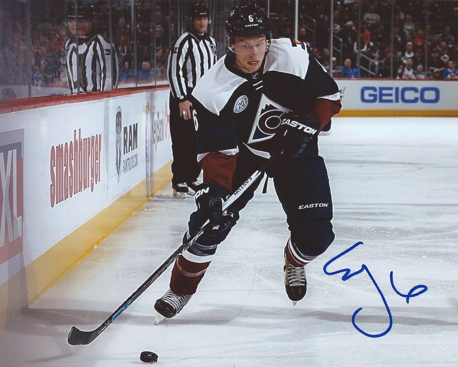 Erik Johnson Signed 8x10 Photo Poster painting Colorado Avalanche Autographed COA