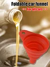 Collapsible Gasoline Oil Fuel Petrol Liquid Change Filler Foldable Engine Funnel