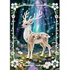 Diamond Painting-DIY Special Shaped Drill Pearl Painting Deer(30x40cm)