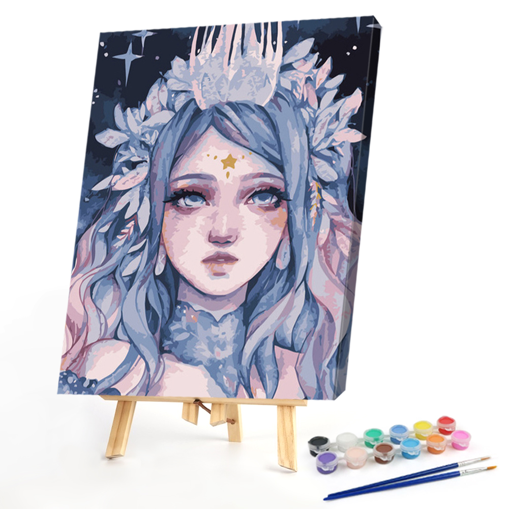 

40*50CM - Paint By Numbers - Girl, 501 Original