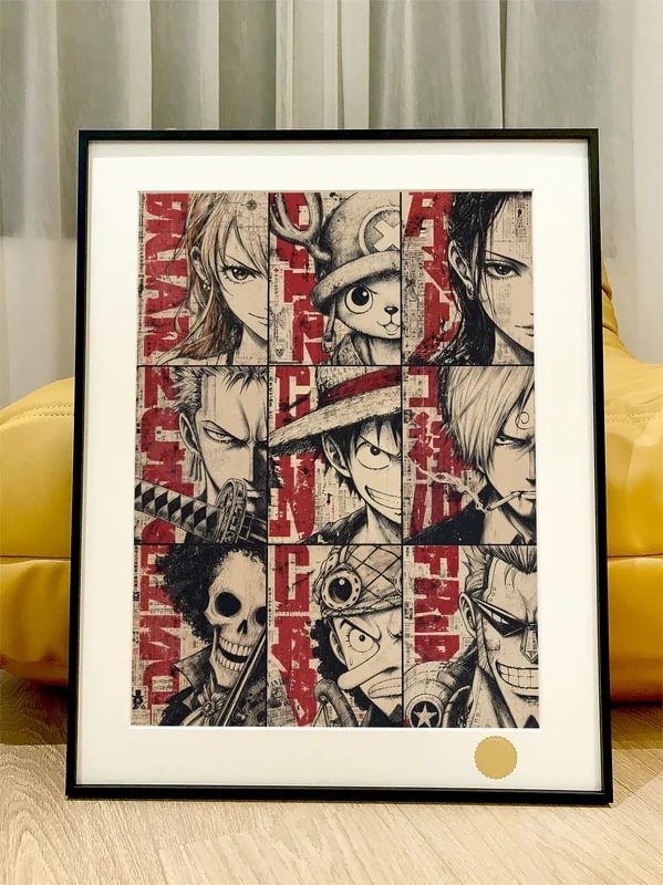 Straw Hat Pirates Art Print - One Piece | Xingkong Studio