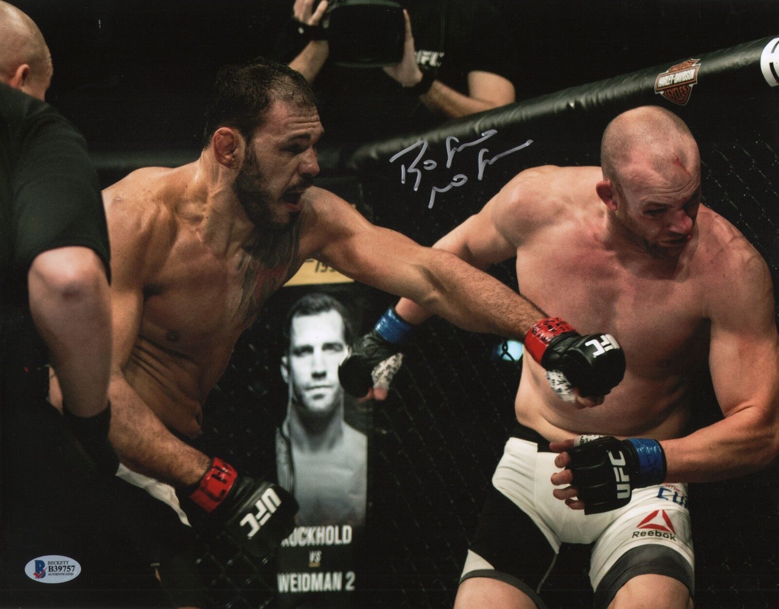 Antonio Rogerio Nogueira Signed 11x14 Photo Poster painting BAS Beckett COA UFC 198 Autograph 3