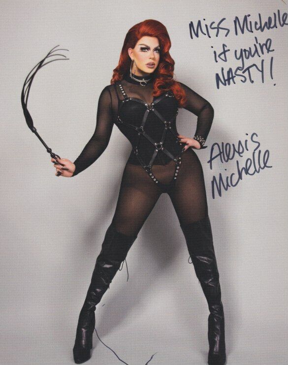 Alexis Michelle (RuPaul's Drag Race) signed 8x10 Photo Poster painting In-person