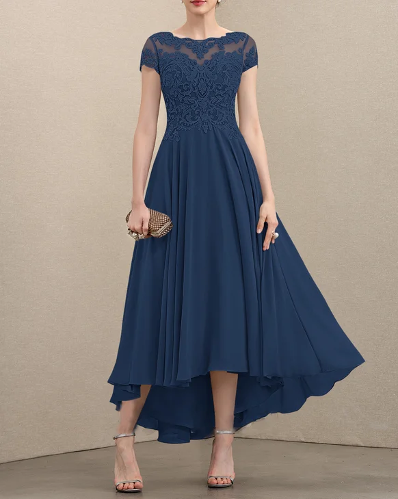 Elegant Lace Swing Dress