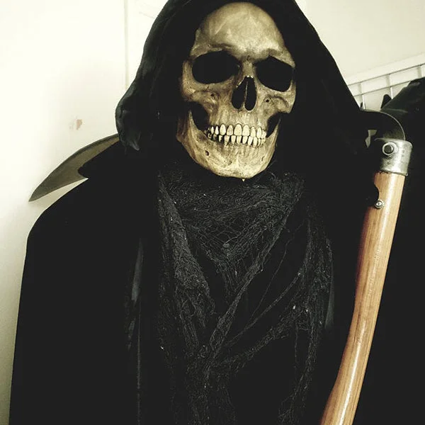 Realistic Skull Mask/Helmet with Movable Jaw