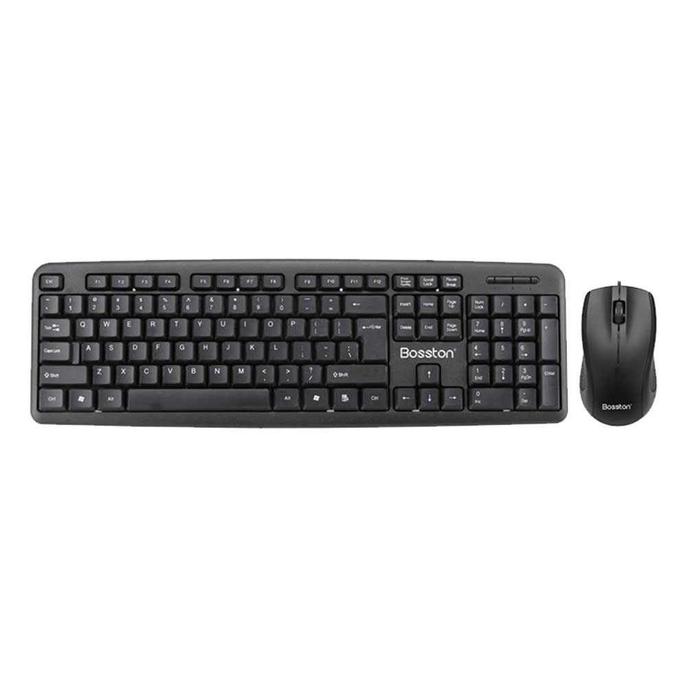 

D5200 104 Keys Wired Keyboard Mouse USB Fingerboard Mice Combos for Laptop, 501 Original