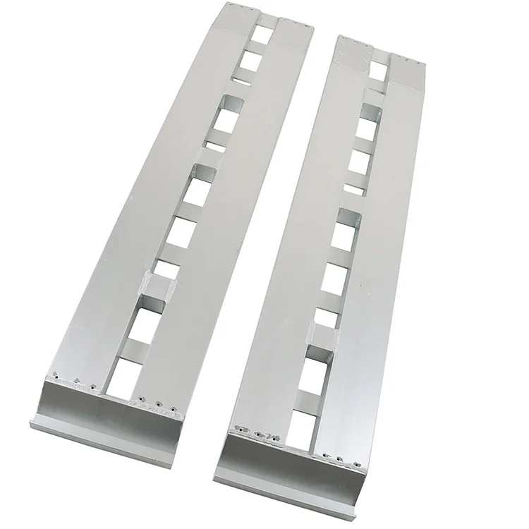 SEBLAFF 60 x 12 Aluminum Ramps 6500Lbs Car Trailer Truck 1 Pair Ramps Hook End Replacement for Cars Pickups Trailers Trucks Etc