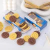 6 BOXES Cute Cookies Shapes 6in1 Erasers Set for Kids Ceremony Student Office Exam Reward Stationery Gift