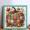 Pumpkin-Partial 11CT Stamped Cross Stitch Bead Embroidery 36*36cm/14.17*14.17in