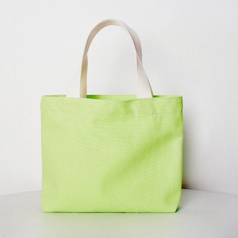 Women’s Vacation Solid Color Canvas Shopping Bags