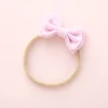 Adorable Stripe Bowknot Elastic Hair Head Bands for Babies