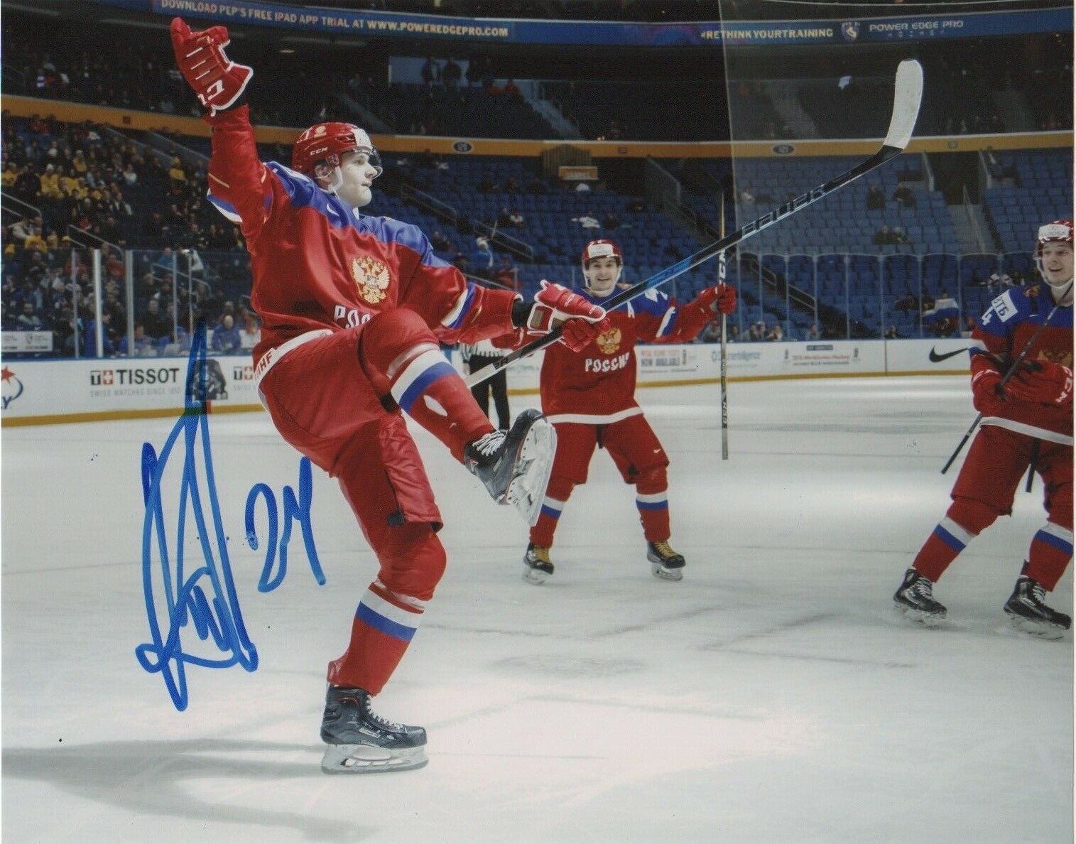 Russia Klim Kostin Autographed Signed 8x10 IIHF Photo Poster painting COA #5