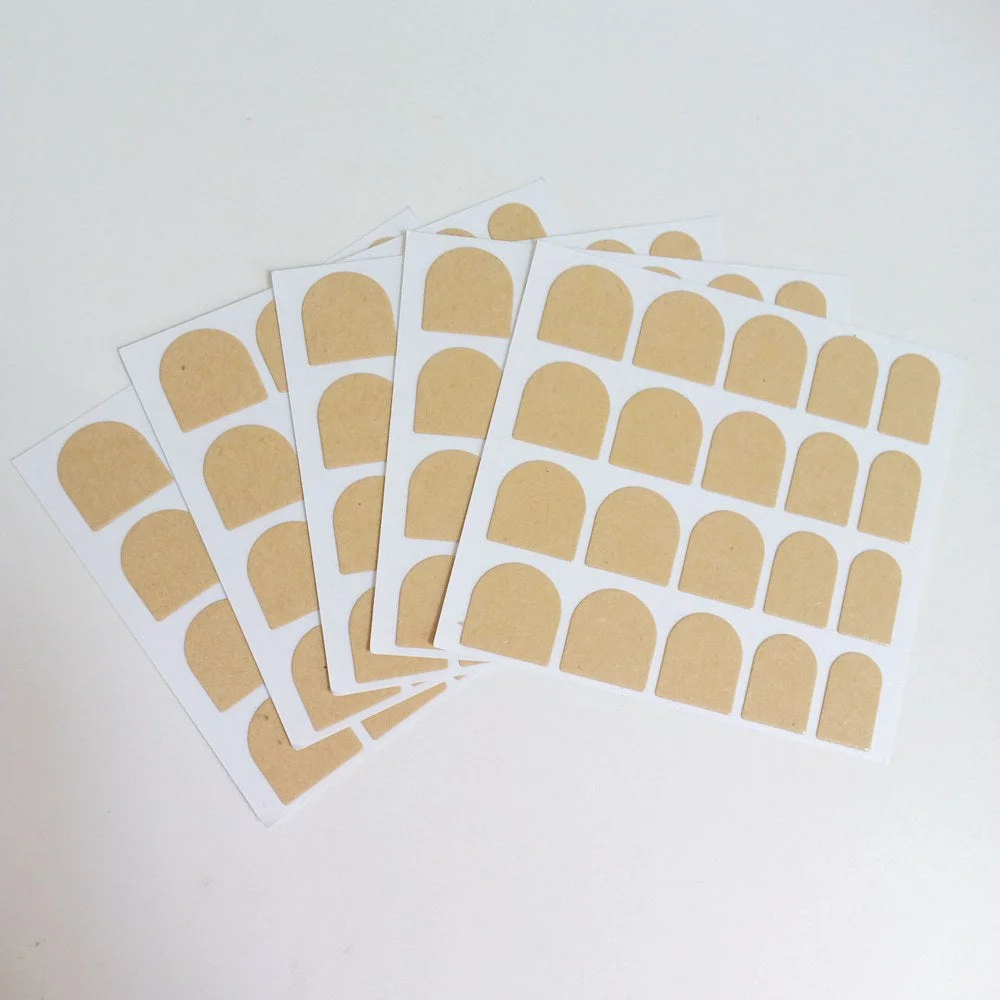 1/3/5/10/20 Sheets DIY Nail Art Double Sided Self Adhesive Sticker For Fake Nails Sticker Tape Glue Tool-Nail Inspo
