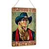 Cowgirl - Enseignes en bois(20*30cm/30*40cm)