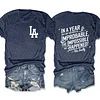 The Impossible has Happened Vin Scully Tee