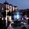 Lighthouse Solar LED Light Garden Outdoor Rotating Beam Sensor Beacon Lamp