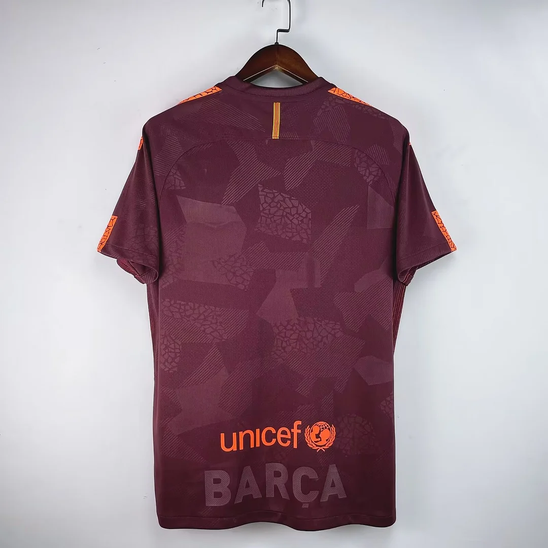 Retro Barcelona 17/18 Third Away Football Shirt Thai Quality
