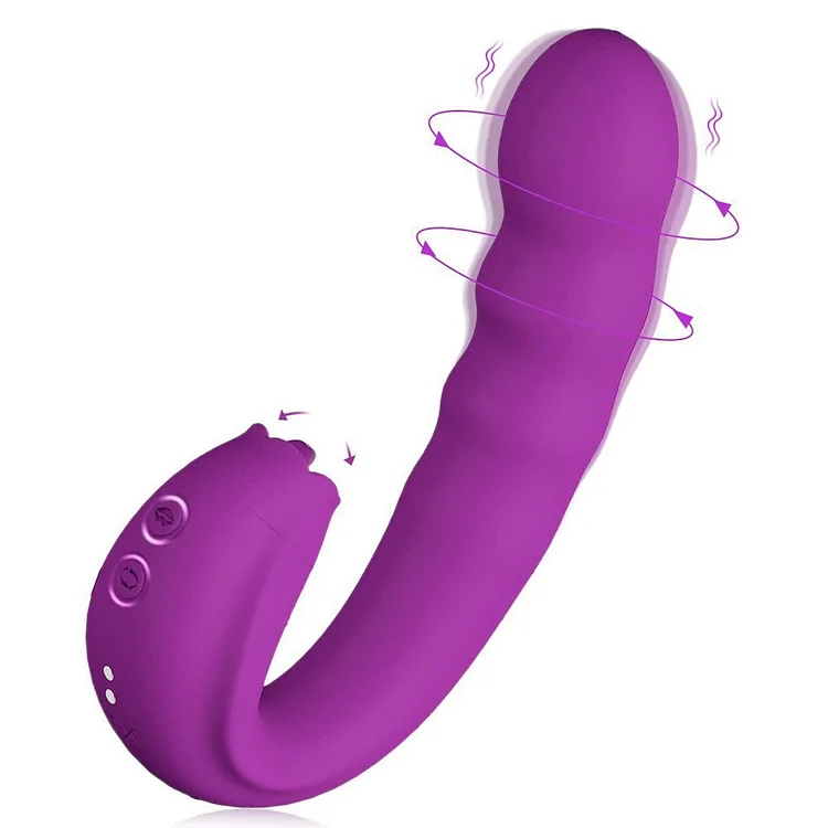Tongue-Licking Vibrator – Swinging & Flirting Stick for G-Spot, Nipple & Clitoral Stimulation