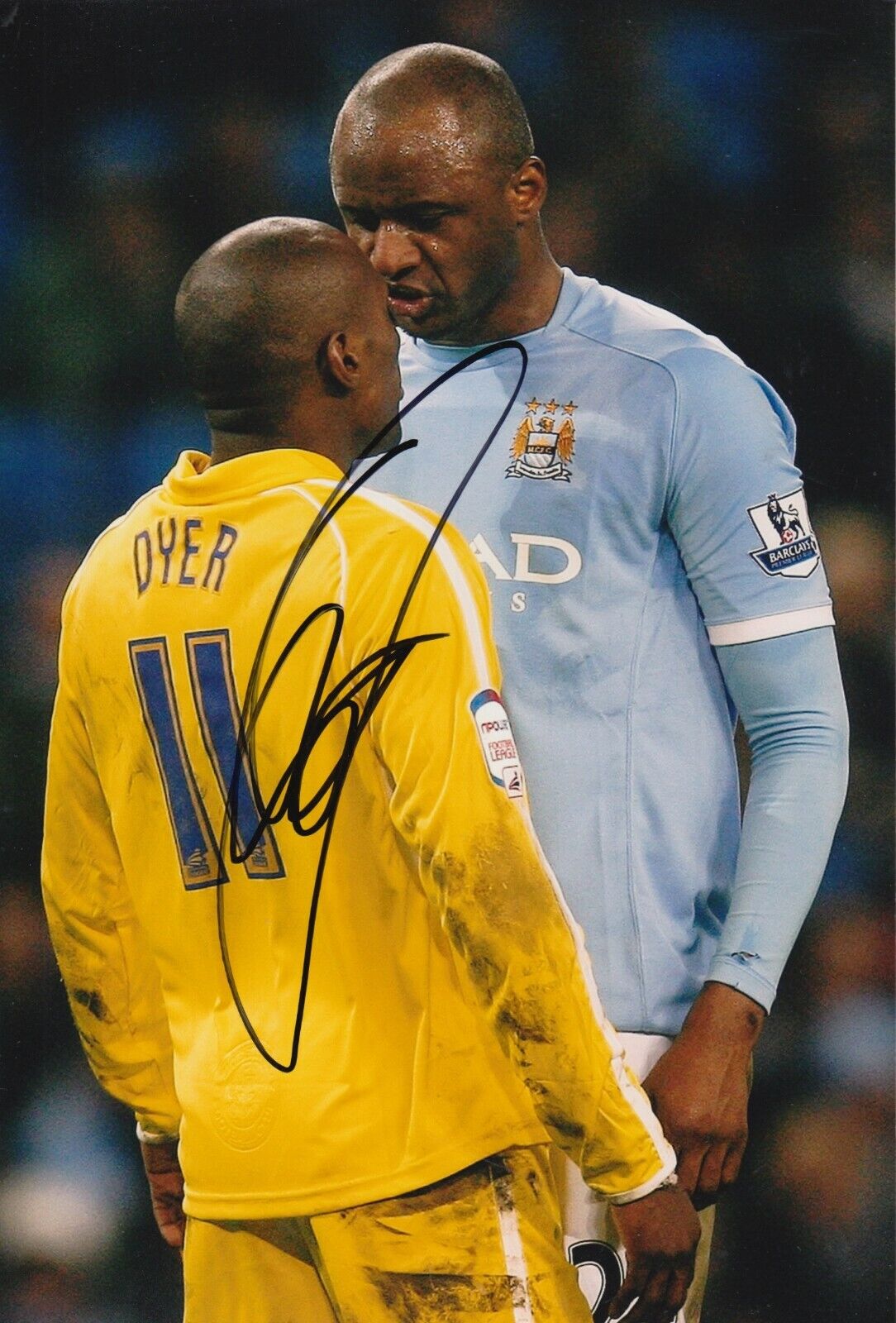 Lloyd Dyer Hand Signed 12x8 Photo Poster painting - Leicester City Football Autograph.