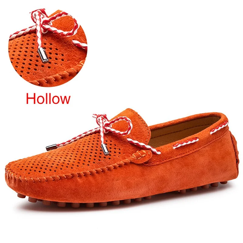 DEKABR Size 38~47 Genuine Leather Loafers Hot Sale Driving Shoes Fashion Casual Shoes Original Design Summer Flats Moccasins Men