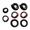 Car Door Seal Strip Kit Soundproof Rubber Auto Door Sealant for Tesla Model 3 Y