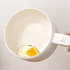 Electric Hot Pot 2L Non-Stick Frying Pan Boil Dry Protection Multi-function Cooker with Steamer for Noodles Steak Eggs Stir Frying