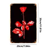 Depeche Mode - Panneaux en &eacute;tain m&eacute;tallique(20*30cm/30*40cm) - Musique