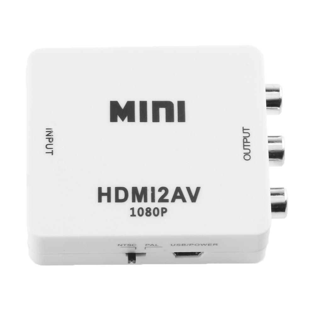 

HDMI to RCA Video Audio Set-Top Box 1080P HDMI2AV Adapter Converter, 501 Original