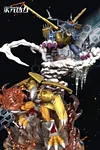 WarGreymon & Metal Garurumon - Digimon Resin Statue - Dimension Power Studios [In Stock]