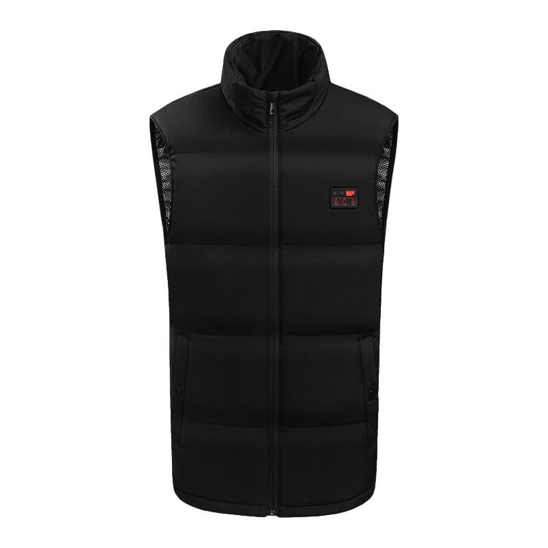 Men‘s Heated Vest - 15 heat zones with LED temperature display(with ...