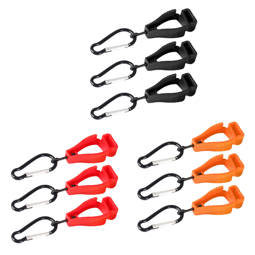 

3pcs Glove Grabber Clamp Guard Catcher Safety Working Clip Holder Hanger, Black, 501 Original