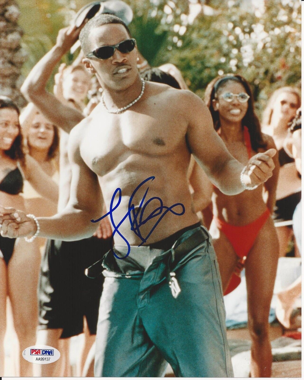 JAMIE FOXX Signed 8 x10 Photo Poster painting with PSA/DNA COA