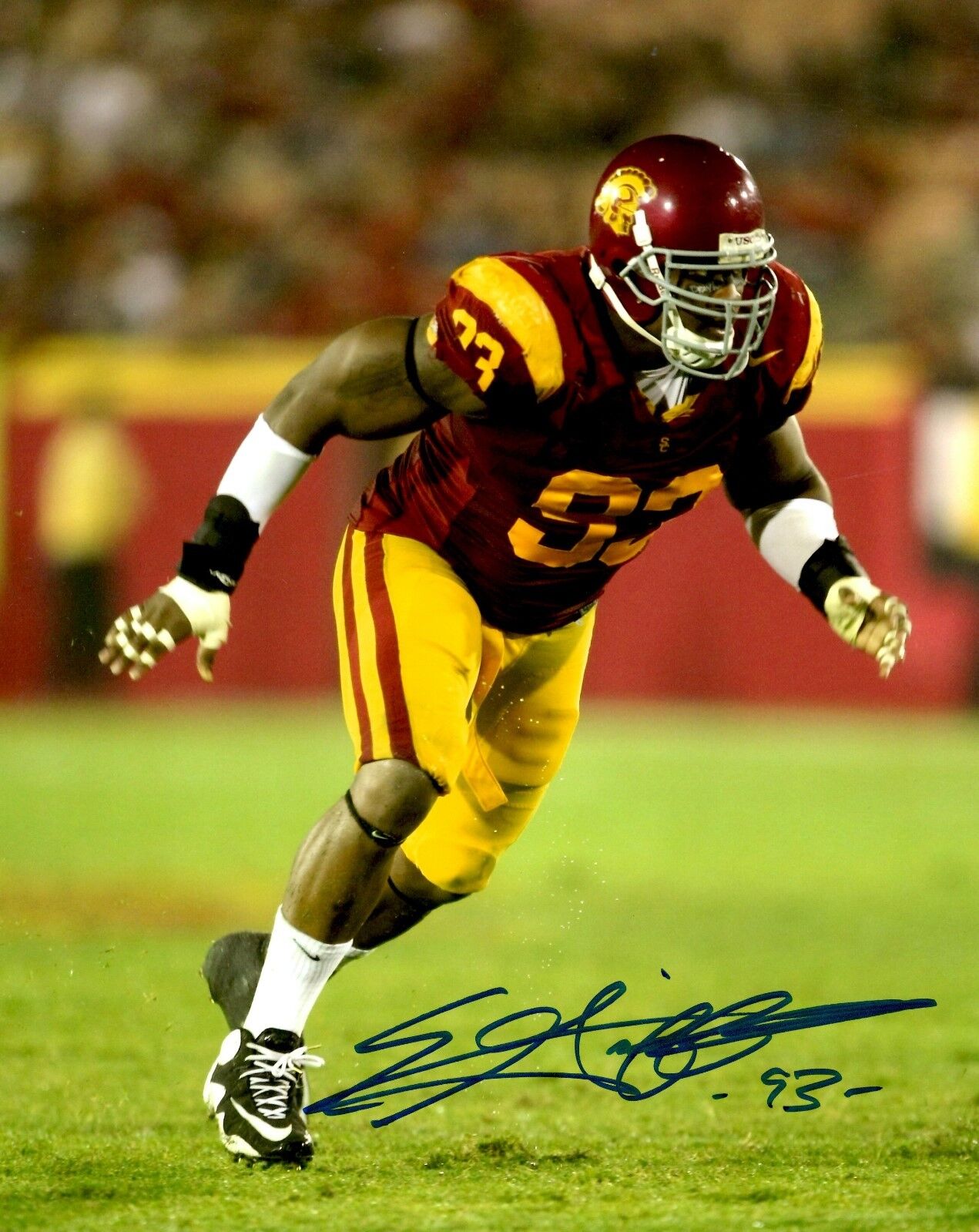 Autographed EVERSON GRIFFEN USC 8x10 Photo Poster painting w/COA