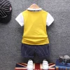 Kid Boy Formal Infant Striped 2 Pcs Sets