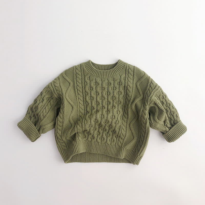 Toddler Boy Retro Turtleneck Sweater