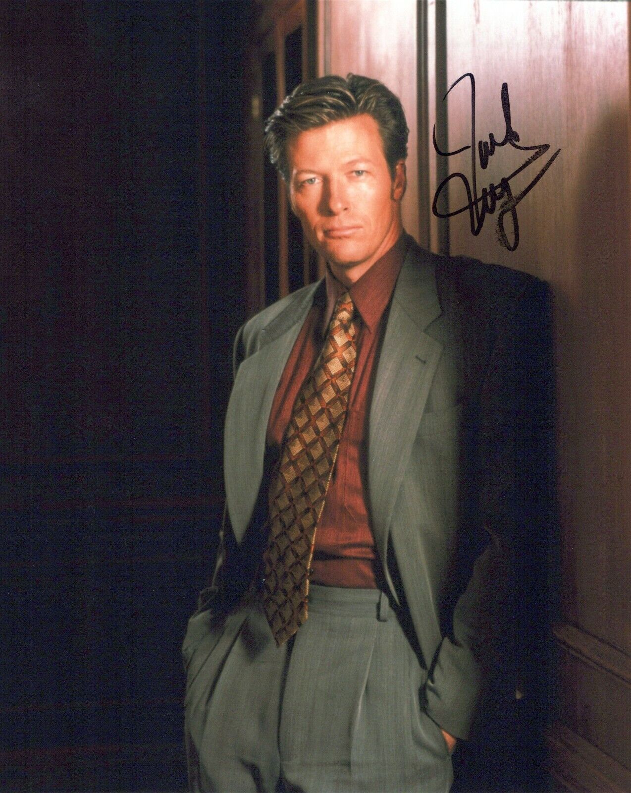 Jack Wagner head shot autographed Photo Poster painting signed 8x10 #1 smudged