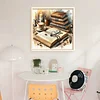Books And Coffee-11CT Stamped Cross Stitch 40*40cm/15.75*15.75in