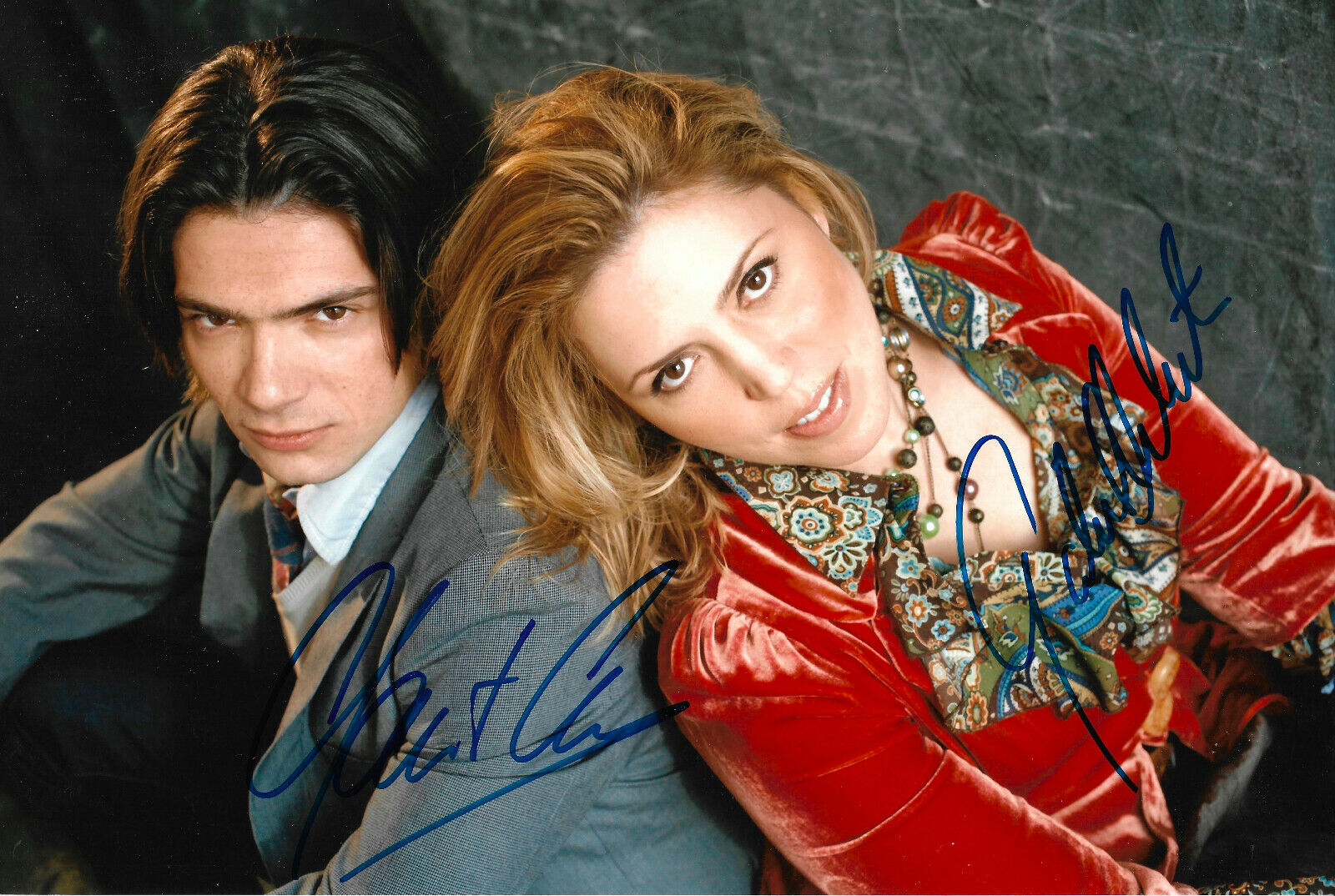 Gabriela Montero & Gautier Capucon signed 8x12 inch Photo Poster painting autograph