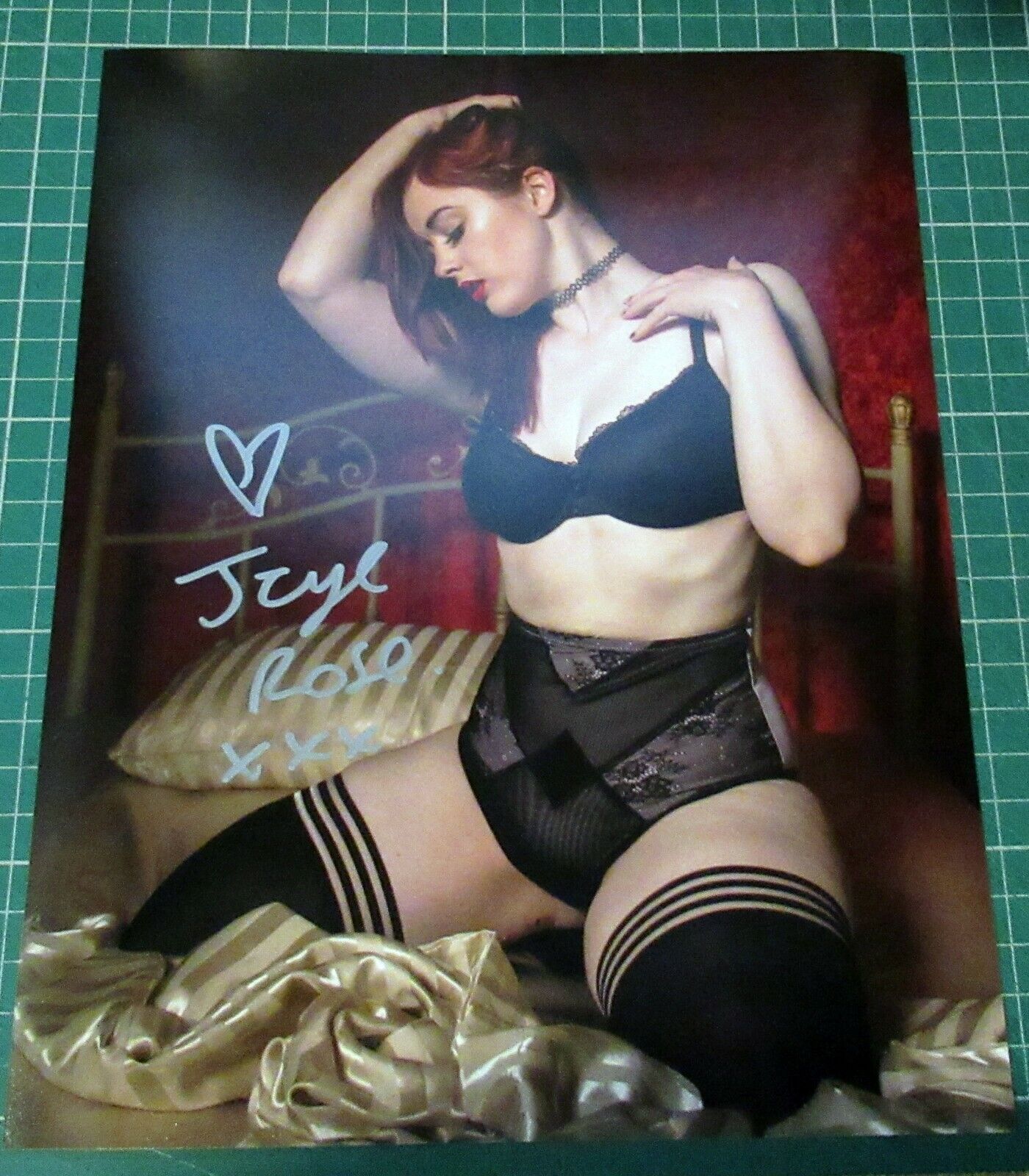 Jaye Rose Adult film star Porn signed autograph sexy Photo Poster painting +  auto COA 2