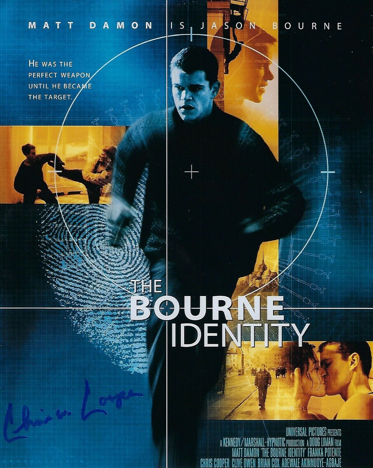 GFA The Bourne Identity Movie * CHRIS COOPER * Signed 8x10 Photo Poster painting C1 COA