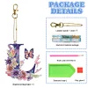 1Pc DIY Diamond Painting Lettter Keychain