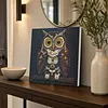 Framed Owl - DIY Button Art Painting Kit for Creativity DIY Pearl Dot Crafts for Gift Home Wall Decor 30*30CM
