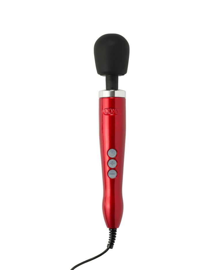 pornhint Pornhint Doxy Die Cast Extra Powerful Wand Vibrator - Red
