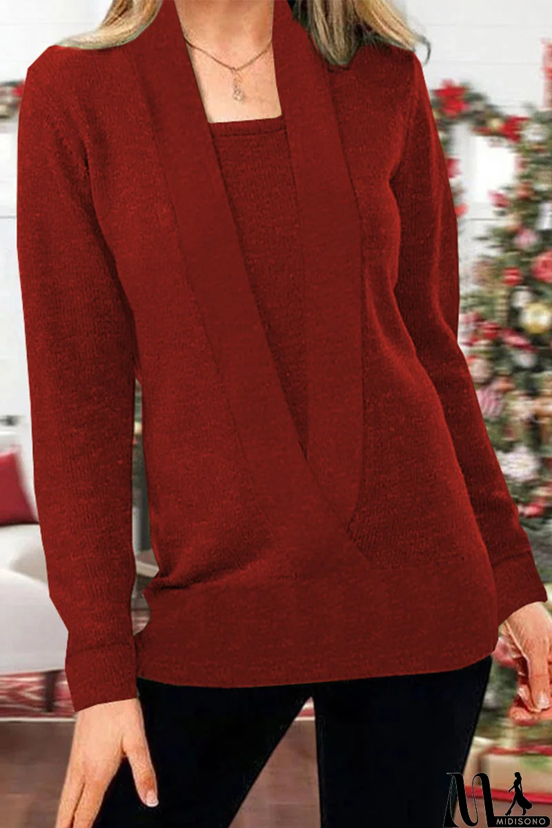 MidiSono - Classic and Comfortable winter Top