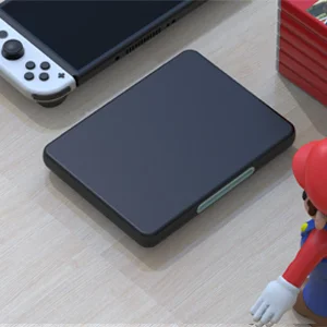 DinoFire Switch Game Holder for Nintendo Switch Game, Switch Game Card Case Holder with 36 Slots Switch Cartridge Case Storage with Magnetic Clip & Soft Lining