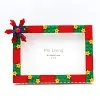 Chirstmas DIY Building Block Photo Frame Kit,Creative Handmade Assembled Photo Frame Handmade Craft Gift Home Tabletop Display Decor