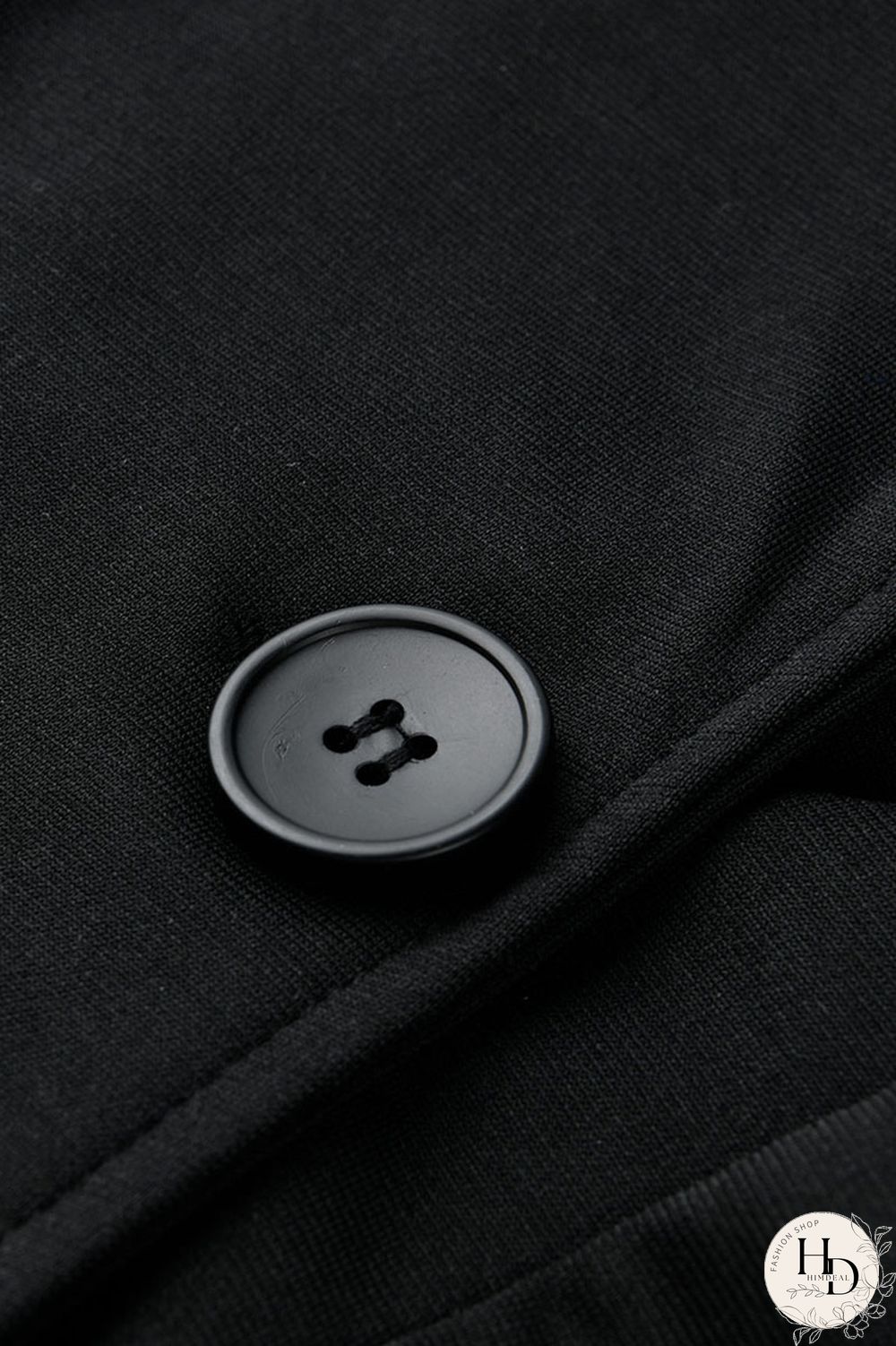 Black Fashion Leopard Camouflage Print Split Joint POLO collar Asymmetrical Dresses