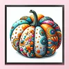 Flower Pumpkin-11CT Stamped Cross Stitch 45*45cm/17.72*17.72in