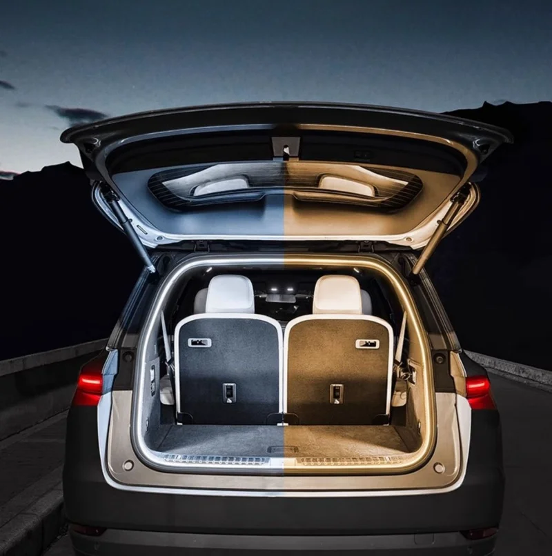 Car modified trunk LED light strip